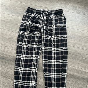 Black and White Plaid Pants